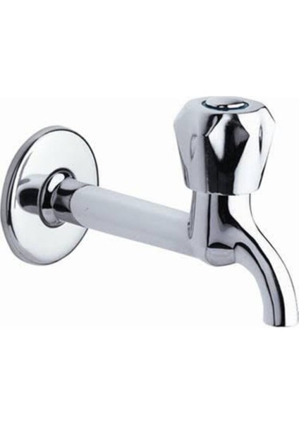 Musluk Tuvalet Bahçe Çeşme Balkon Lavabo Wc Musluğu ( Uzun )