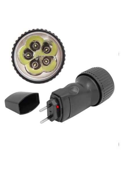 Prizden Şarjlı Çok 5 Power Ledli Mini Kamp Gece Yürüyüş Deprem Çantası El Feneri 135X45X45MM fiyatları