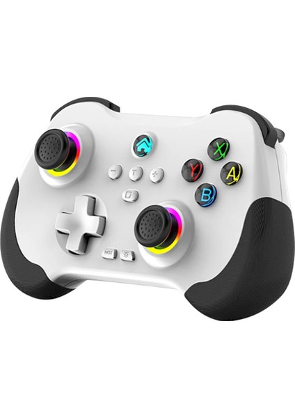 Z01 Rgb Işıklı Switch/ps3/ps4/android/ios Mfi/pc/steam Uyumlu Kablosuz Bluetooth Gamepad