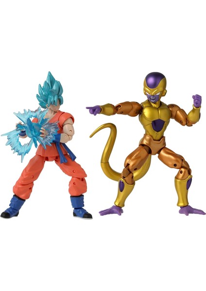 Super Saiyan Blue Goku Vs Golden Frieza Mücadele Paketi, Dragon Stars Serisi