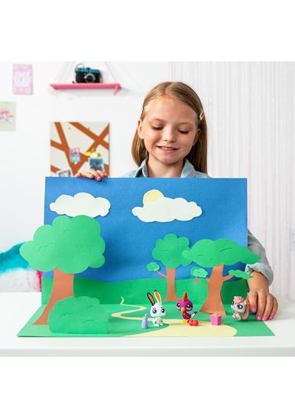 Pet Shop Bandai Park Pets BF00598 Seti, 3 Evcil Hayvan, Aksesuar, Koleksiyon Kartı ve Sanal Kod, 7. Nesil, Evcil Hayvanlar #99, #100, #101, 4 Yaşından Büyük Çocuklar + fiyatları