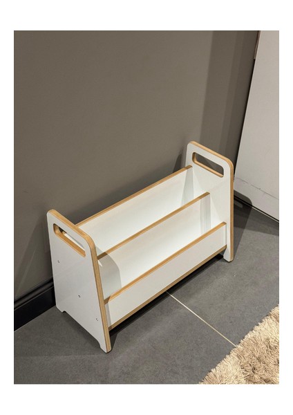 Montessori Mdf Çok Kullanışlı Kitaplık