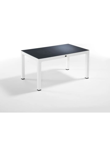 Wood Masa 90X150 Noktalı Seginus Camlı Masa