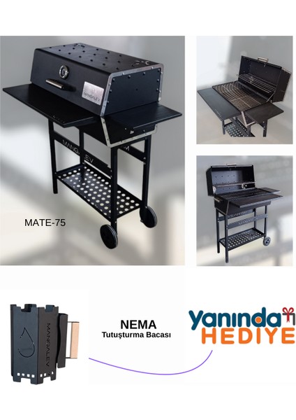 Mangal Meta-75 cm Kömürlü & Barbekü