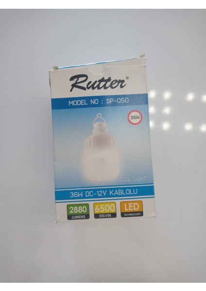 Krem Rutter Kablolu Lamba, Şık ve Kullanışlı Aydınlatma Ürünü