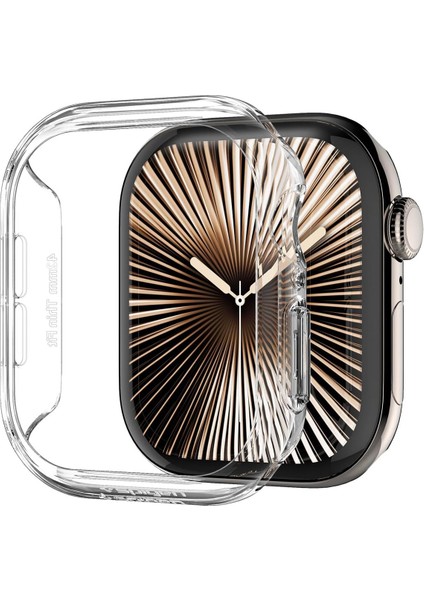 Apple Watch 42MM Seri 10 Kılıf Thin Fit Crystal Clear - ACS08589