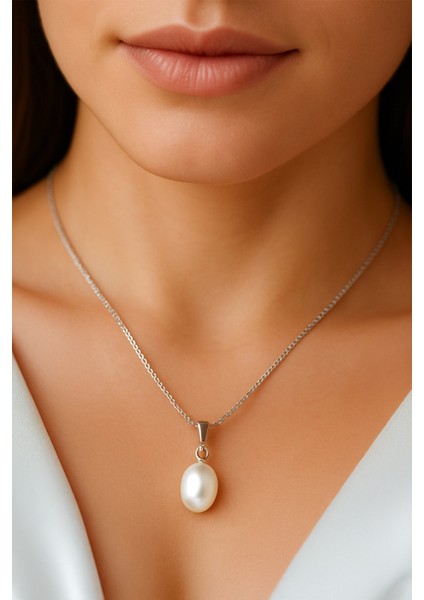 xtaki - Gerçek Incili Istiridye Kolye, Dekolte Kolye, Gümüş Inci Kolye Set, Charmlı Sallantılı Kolye , Y kolye modelleri