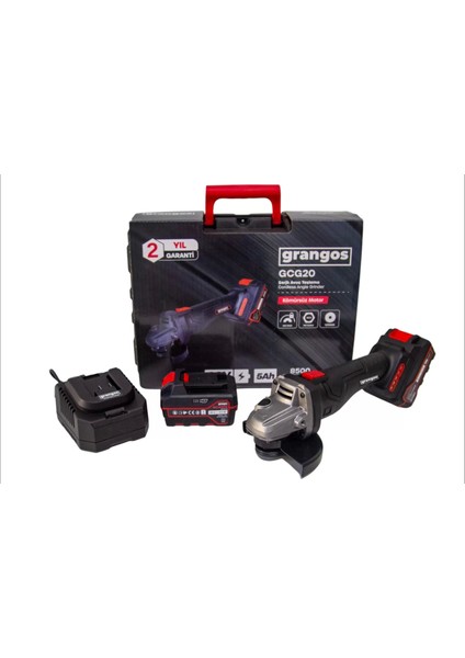 GCG20-F2 20V 5 Ah Çift Akülü Avuç Taşlama