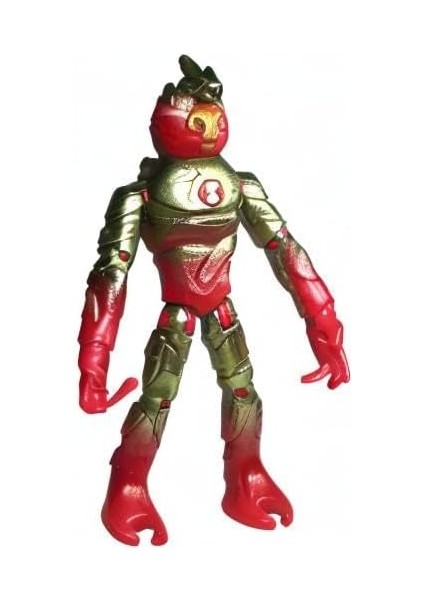 10 -Ben 10 BEN66A10 Aksiyon Figürleri Metalik Tema-Heatblast