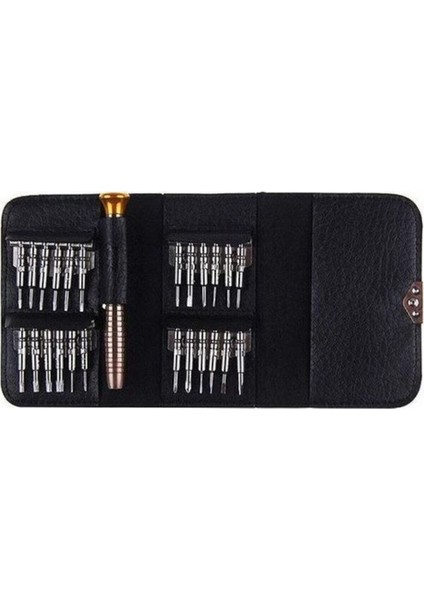 Mini Tornavida Seti 25 Parça, Bilgisayar ve Saat Tamir Için Uygun