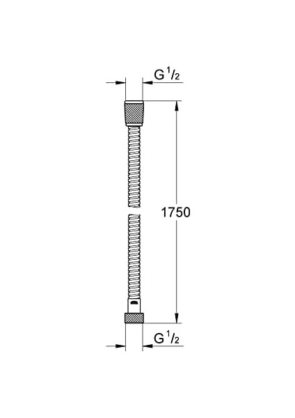 Vitalioflex Metal 1750MM Metal Duş Hortumu | Krom | 27503001 fiyatları