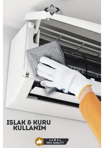 3 Adet Paslanmaz Telli Bulaşık Temizlik Bezi Tel Mikrofiber Yağ Sökücü Sihirli Bez M- 602