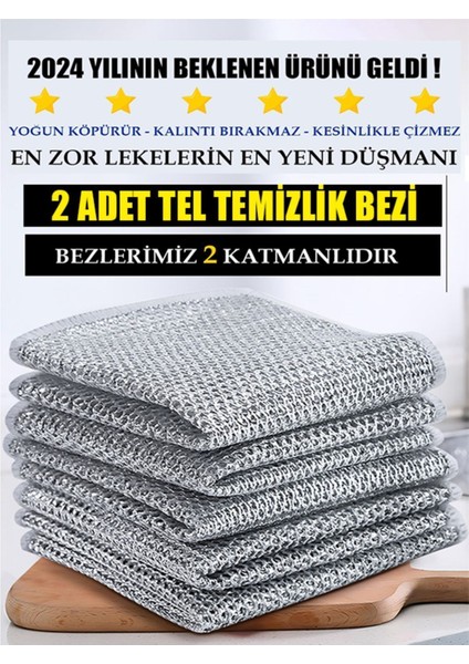 Tel Temizlik Bezi - 2 Adet M- 602
