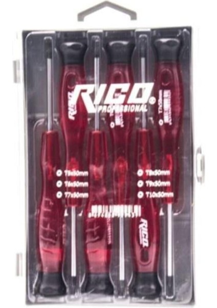 Torx 6'lı Saatçi Tornavida Seti, Dayanıklı ve Çok Amaçlı Tamir Aracı