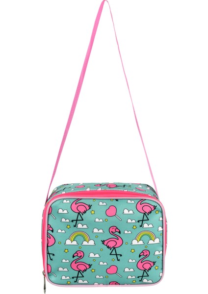 Flamingo Beslenme ve Kalemlikli 3'lü Set Ilkokul Çekçekli Çanta - Katlanır Ayak , Termal Beslenme fırsatları