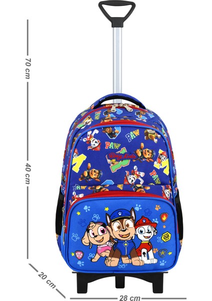 Paw Patrol Beslenme ve Kalemlikli 3'lü Set Ilkokul Çekçekli Çanta - Katlanır Ayak , Termal Beslenme fiyatları