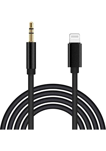 Iphone Için Aux Kablo, Apple Mfi Sertifikalı Lightning 3,5 mm Aux Kablosu, Iphone 14 13 12 11 Pro Max Xs Xr x 8 7 6 Ipad Ipod Araba, Ev Stereo Hoparlör Kulaklık, 3,3 Ft Siyah