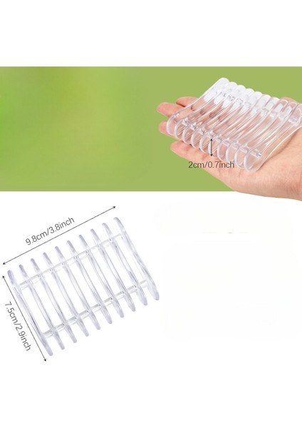 Plastik Sabun Tutacağı, Kendinden Drenajlı Sabun Tepsisi Şeffaf Banyo Tuvalet Mutfak 4 Adet M-132 indirimleri