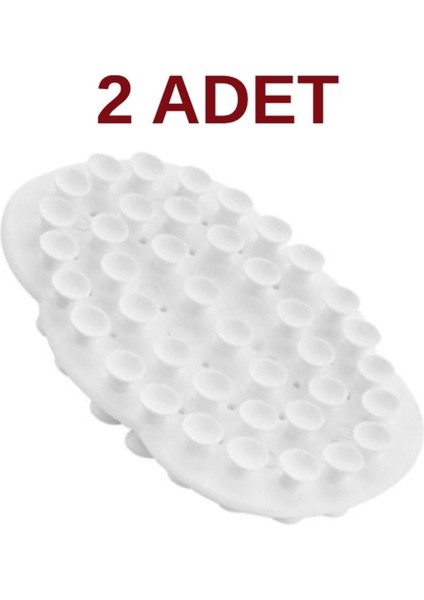 Vakumlu Katı Sabunluk Beyaz 2 Adet M-105