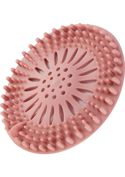 Yuvarlak Lavabo ve Küvet Süzgeci, Lavabo Tıkacı Gider Koruyucu Pembe Renk 1 Adet M-140 modelleri