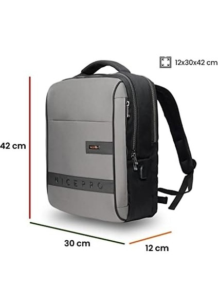 Prestige 16" Smart Notebook Sırt Çantası-Gri modelleri