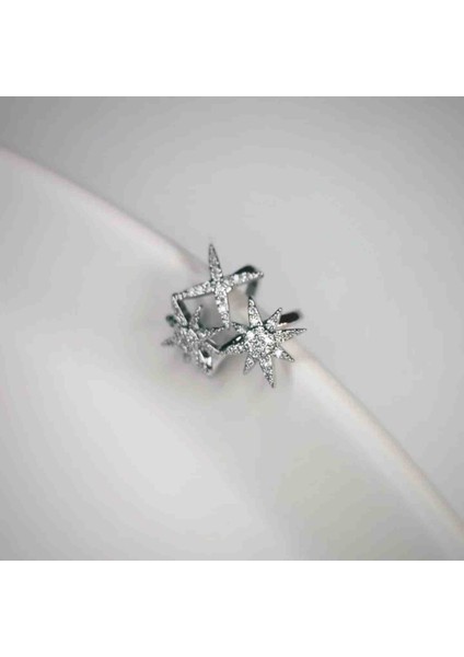 Özel Seri Zirkon Taşlı Yıldız Tasarım Earcuff fiyatları