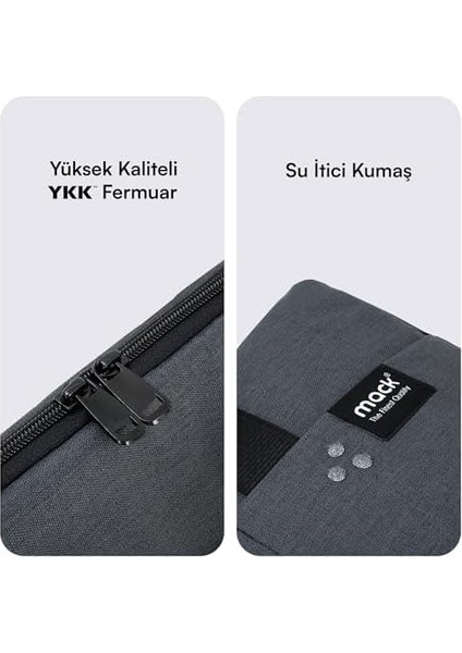 Cityfit MCC-701 Laptop Çantası, Erkekler ve Kadınlar Için Profesyonel Bilgisayar Çantası, 13,3 Inç - 14.1 Inç Notebook Çantası, Evrak Çantası, Siyah