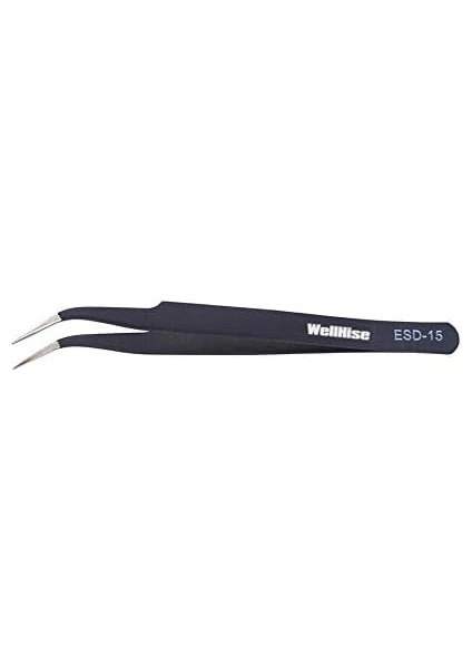 St-15 Antistatik Eğri Uç Tweezers Cımbız
