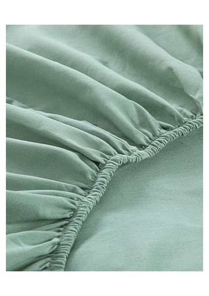 Home Novella Premium Soft Cotton Çift Kişilik Lastikli Çarşaf Takımı Seledon fiyatları