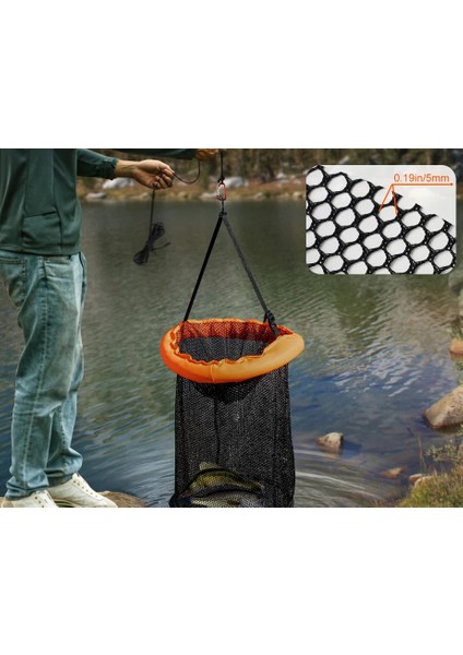 6615 Fileli Livar Şamandralı Balık Sepeti 50X90CM modelleri