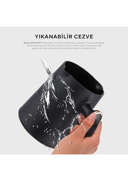 Otomatik Türk Kahve Makinesi 5 Fincan SCM-2977