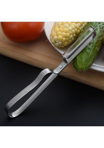 Lüks Yan Soyacak & Sebze Domates Patates Soyacağı & Paslanmaz Çelik Soyacak M-2736