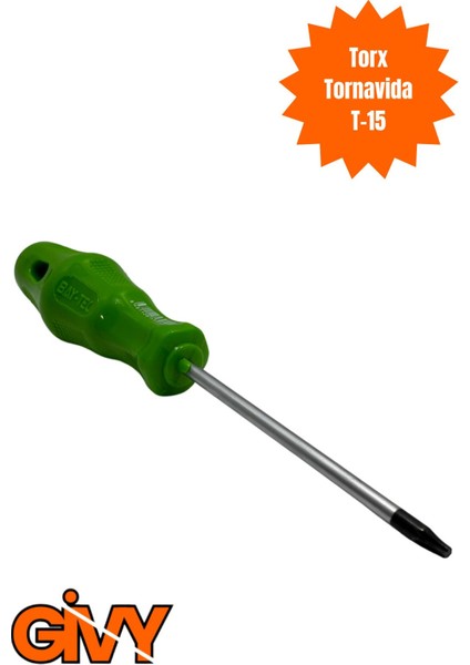 T-15 Torx Tornavida - Dayanıklı ve Kullanışlı El Aleti