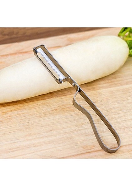 Paslanmaz Metal Yan Soyacak Meyve Sebze Soyacağı Metal Soyacak M-2736