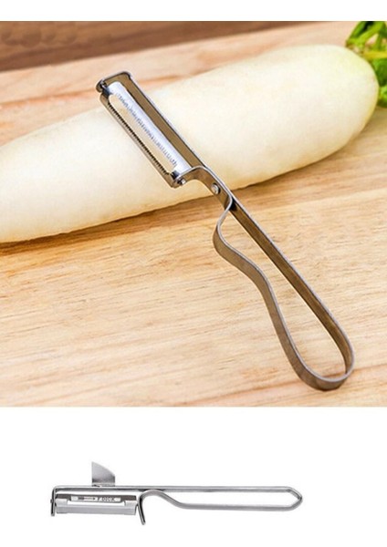 Metal Yan Soyacak Patates Sebze Paslanmaz Çelik Soyacak Aparatı Lüks Soyacağı M-2736 modelleri