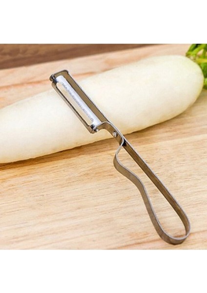 2 Adet Lüks Yan Soyacak & Sebze Domates Patates Soyacağı & Paslanmaz Çelik Soyacak M-2736 modelleri