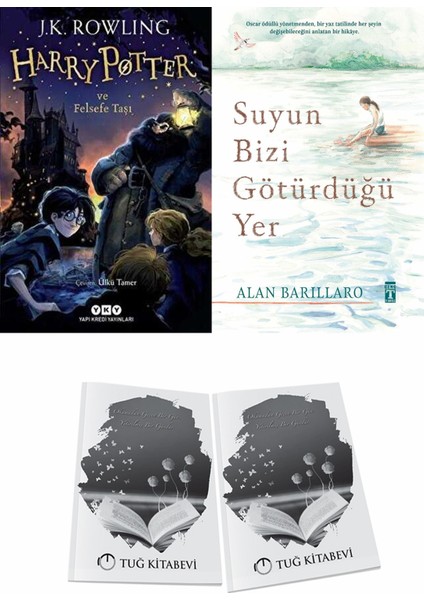 Harry Potter ve Felsefe Taşı ve Suyun Bizi Götürdüğü Yer + Hediyeli