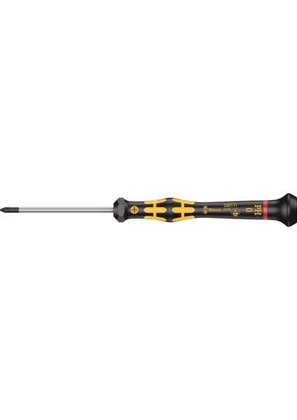 05030111001 1550 Esd Kraftform Mikro Yıldız Tornavida, Ph 0 x 60 mm