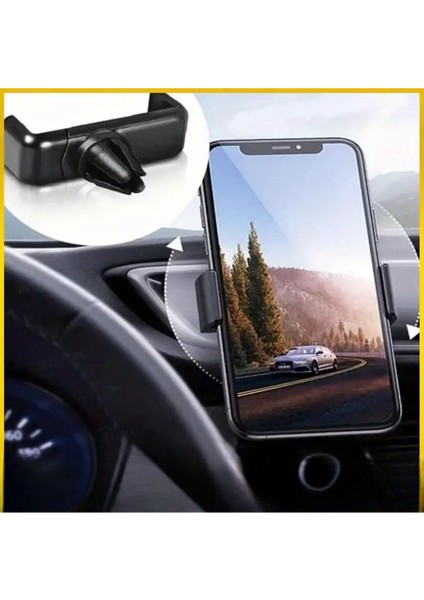 Pratik Kolay Kullanım Araba Klimasına Takılan Telefon Tutucu Kıskaç M-131