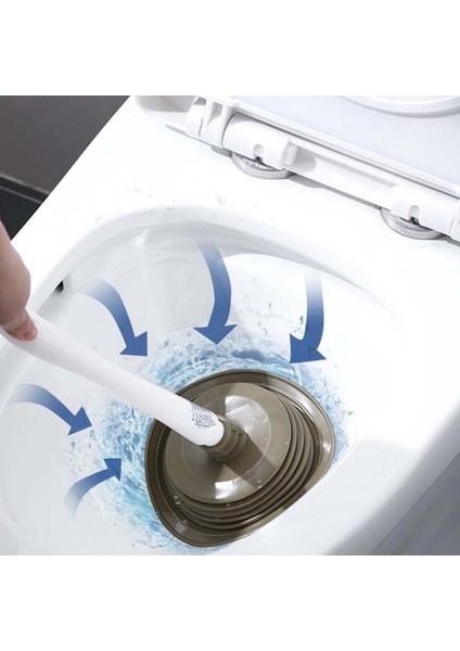 Küçük Körüklü Küvet ,mutfak ve Banyo Vantuz Pompa Tıkanık Lavabo Açıcı Manuel El Vantuzu Gri M-102 fırsatları