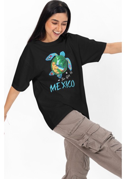 Oversize The Gulf Of Mexico Yazılı Tişört, Unisex Yaz Temalı Bisiklet Yaka T-Shirt fiyatları