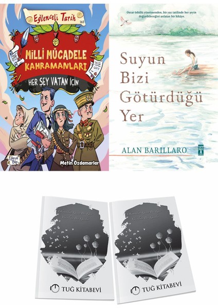 Milli Mücadele Kahramanları Her Şey Vatan Için ve Suyun Bizi Götürdüğü Yer + Hediyeli
