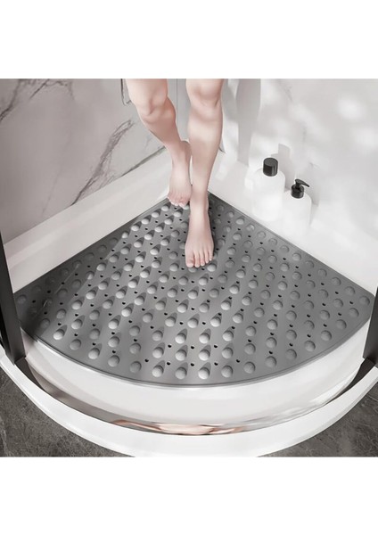 Banyo Küvet Paspas Duş Köşe Vantuzlu Gider Delikli Duş ve Küvet Için 54X54 cm M-163 modelleri