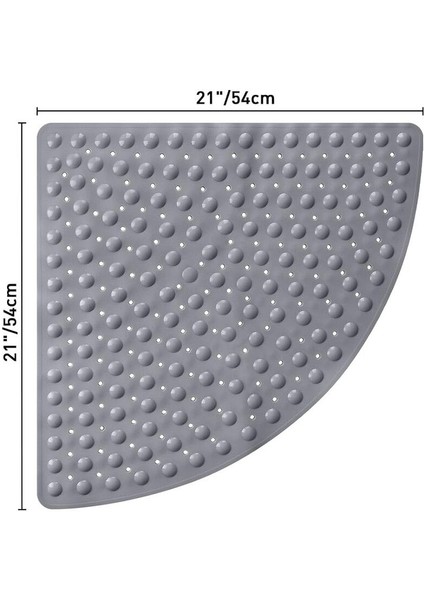 Banyo Küvet Paspas Duş Köşe Vantuzlu Gider Delikli Duş ve Küvet Için 54X54 cm M-163 indirimleri