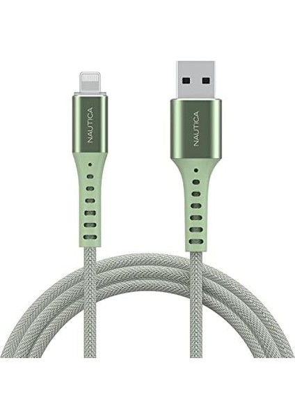 C65 Mfi Lightning To Usb-A 12W Örgülü Hızlı Şarj ve Data Kablosu 1.2m Yeşil fiyatları