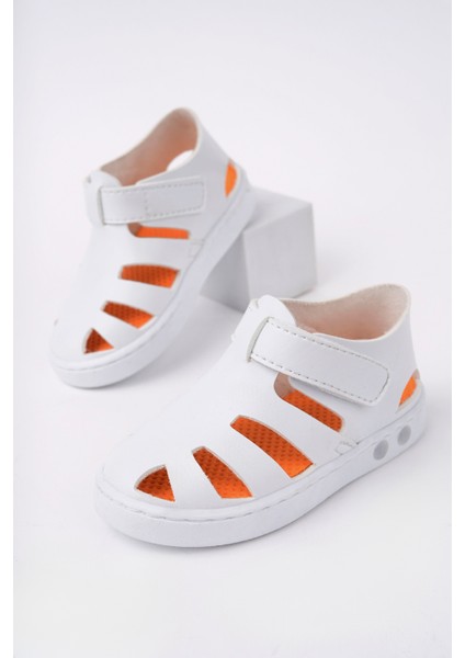 Ortopedik Sandalet Suni Deri Tasarım Erkek Çocuk modelleri