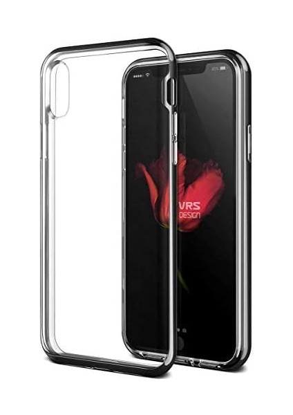 Design VRS88870 Iphone x Crystal Bumper Kılıf Metal Black fiyatları