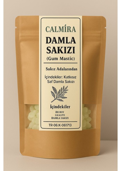 Damla Sakızı Doğal - Sakız Adalarından 3 gr - İri Boy Korakis