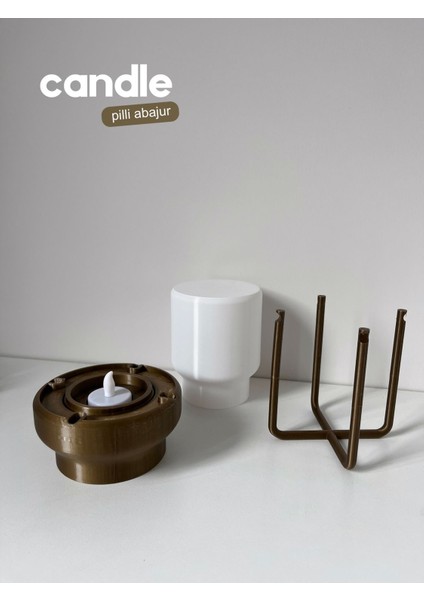 Kahverengi Pilli Gece Lambası, Loş Işık, Rahat Atmosfer Yaratır fiyatları