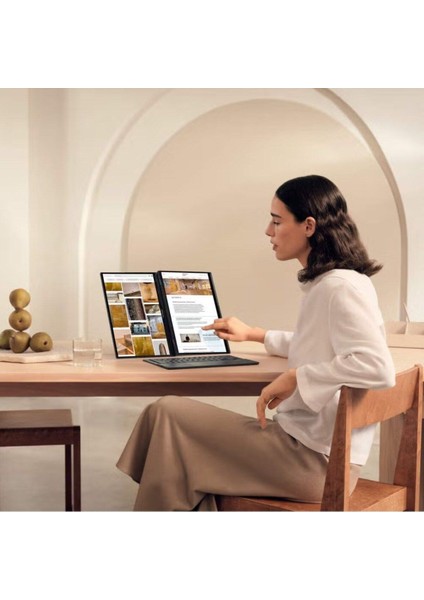 Zenbook Duo OLED Evo UX8406 Intel Core Ultra 9 285H Işlemci 32GB Ram 2tb M2 SSD + Asus Pen 2.0